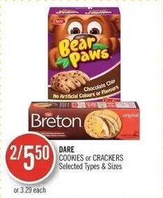 Shoppers Drug Mart COOKIES or CRACKERS offer