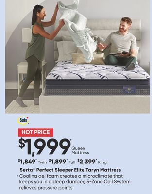 Sleep Country Serta® perfect sleeper elite taryn mattress offer