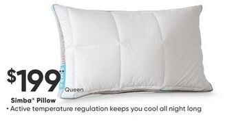 Sleep Country Simba® pillow offer
