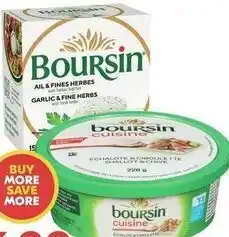 Sobeys BOURSIN 150 g or cuisine 220g 7.49 ea offer