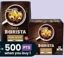 Sobeys KRAFT Café Barista Single Serve Pods 30 pk or Ground Coffee 875-900 g offer