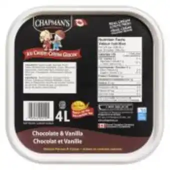 Calgary Co-op Chapman's ice cream chocolate & vanilla checkers 4 l offer