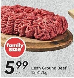 Sobeys Lean Ground Beef offer
