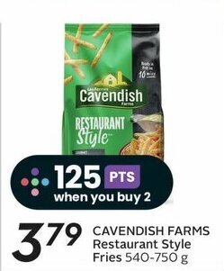 Sobeys CAVENDISH FARMS Restaurant Style Fries 540-750 g offer