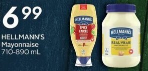 Sobeys HELLMANN'S Mayonnaise 710-890 mL offer