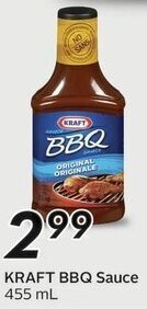 Sobeys KRAFT BBQ Sauce 455 mL offer