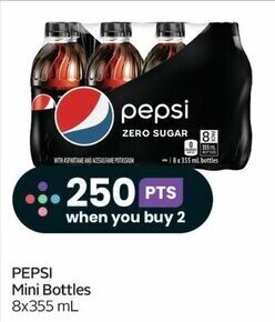 Sobeys PEPSI Mini Bottles 8x355 mL offer