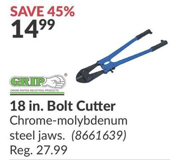 Princess Auto 18 in. bolt cutter offer