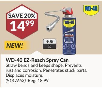 Princess Auto Wd-40 ez-reach spray can offer