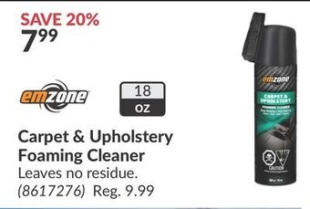 Princess Auto Carpet & upholstery foaming cleaner offer