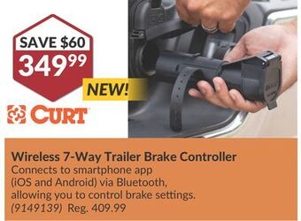 Princess Auto Wireless 7-way trailer brake controller offer