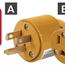 Princess Auto 15a 125v connectors male plug offer