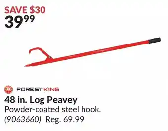 Princess Auto Forest king 48 in. log peavey offer