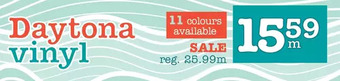 Fabricville Daytona vinyl offer