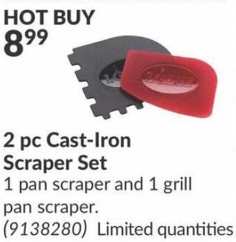 Princess Auto 2 pc Cast-Iron Scraper Set offer