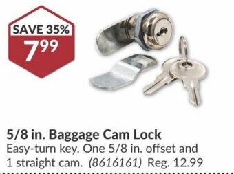 Princess Auto 5/8 in. Baggage Cam Lock offer