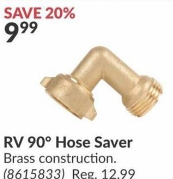 Princess Auto RV 90° Hose Saver offer