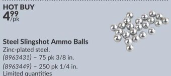 Princess Auto Steel Slingshot Ammo Balls offer