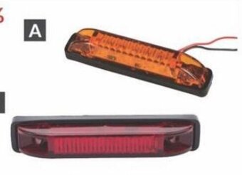 Princess Auto 3-7/8 x 3/4 in. LED Thin-Line Clearance Lights Acrylic lens and 100,000-hour lifespan offer
