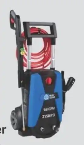 Princess Auto 1.6 GPM @ 2,150 PSI Electric Pressure Washer Four quick-connect nozzles, 1/4 in. x 25 ft hose and 35 ft cord. offer