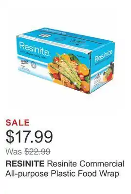 Costco Resinite commercial all-purpose plastic food wrap offer