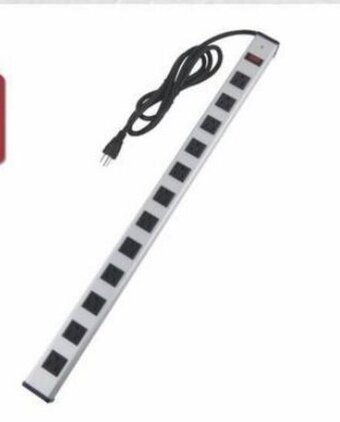 Princess Auto 12-Outlet Aluminum Power Bar offer