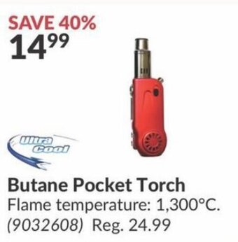 Princess Auto Butane Pocket Torch offer