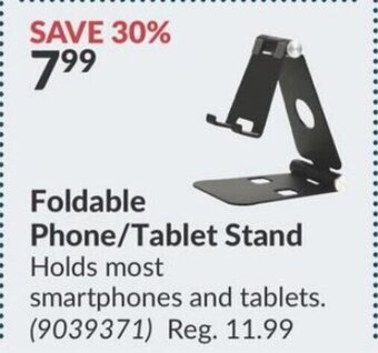 Princess Auto Foldable Phone/Tablet Stand Holds most smartphones and tablets. offer