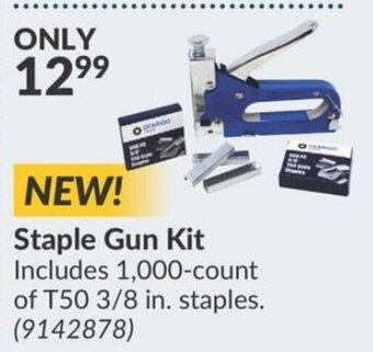 Princess Auto Staple Gun Kit offer