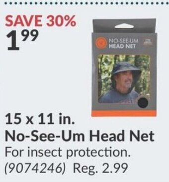 Princess Auto 15 x 11 in. No-See-Um Head Net offer