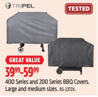 Canadian Tire Tripel 400 series and 200 series bbq covers offer