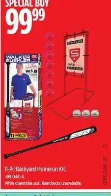 Canadian Tire Armstrong 11-pc backyard homerun kit offer
