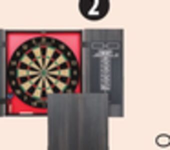 Canadian Tire Eastpoint sonoma bristle dartboard & cabinet set offer