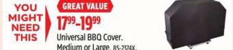 Canadian Tire Universal bbq cover offer
