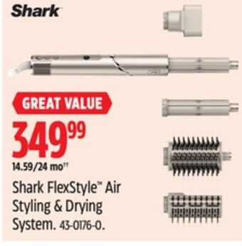 Canadian Tire Shark flexstyle air styling & drying system offer
