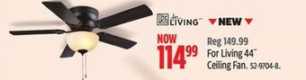 Canadian Tire For living 44 ceiling fan offer