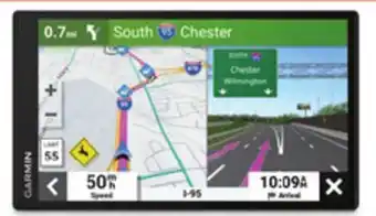 Canadian Tire Garmin drivesmart 76 car gps navigator or dezl otr700 gps with high-resolution display offer