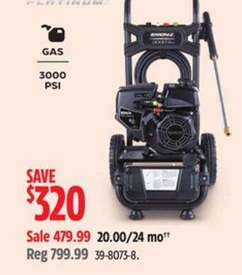 Canadian Tire Simoniz pressure washer offer