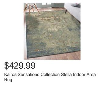 Costco Kairos sensations collection stella indoor area rug offer