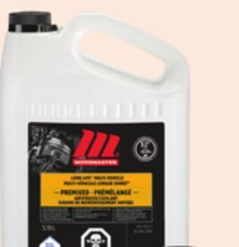 Canadian Tire Motomaster long-life global premixed antifreeze/coolant offer