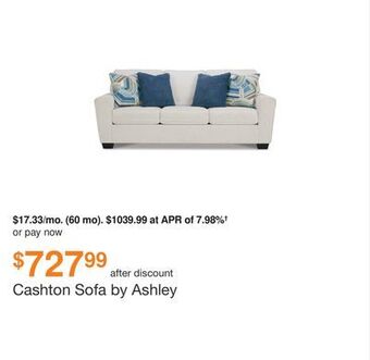 Ashley Furniture Cashton sofa by ashley offer