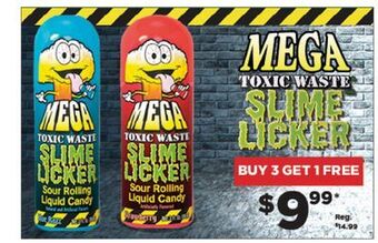 Showcase Mega toxic waste slime licker offer