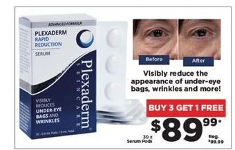 Showcase Plexaderm rapid reduction offer