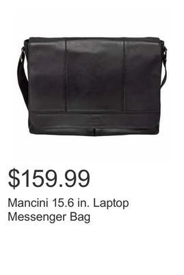 Costco Mancini 15.6 in. laptop messenger bag offer