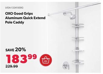 Shopper+ Oxo good grips aluminum quick extend pole caddy offer