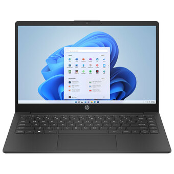 Best Buy Hp 14 laptop - jet black (amd athlon silver 7120u/128gb ssd/4gb ram/windows 11) offer