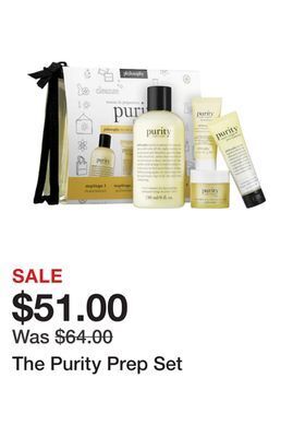 Sephora The purity prep set offer