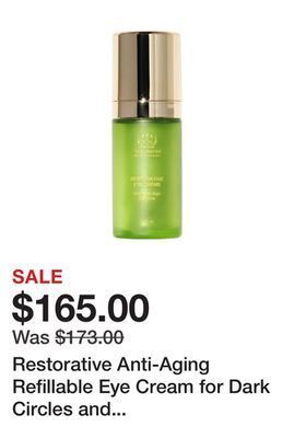 Sephora Restorative anti-aging refillable eye cream for dark circles and brightening offer