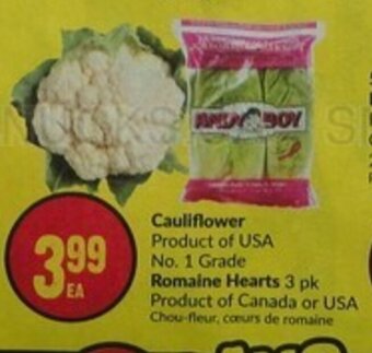 FreshCo Cauliflower offer
