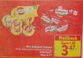 Walmart Mini Babybel Cheese offer